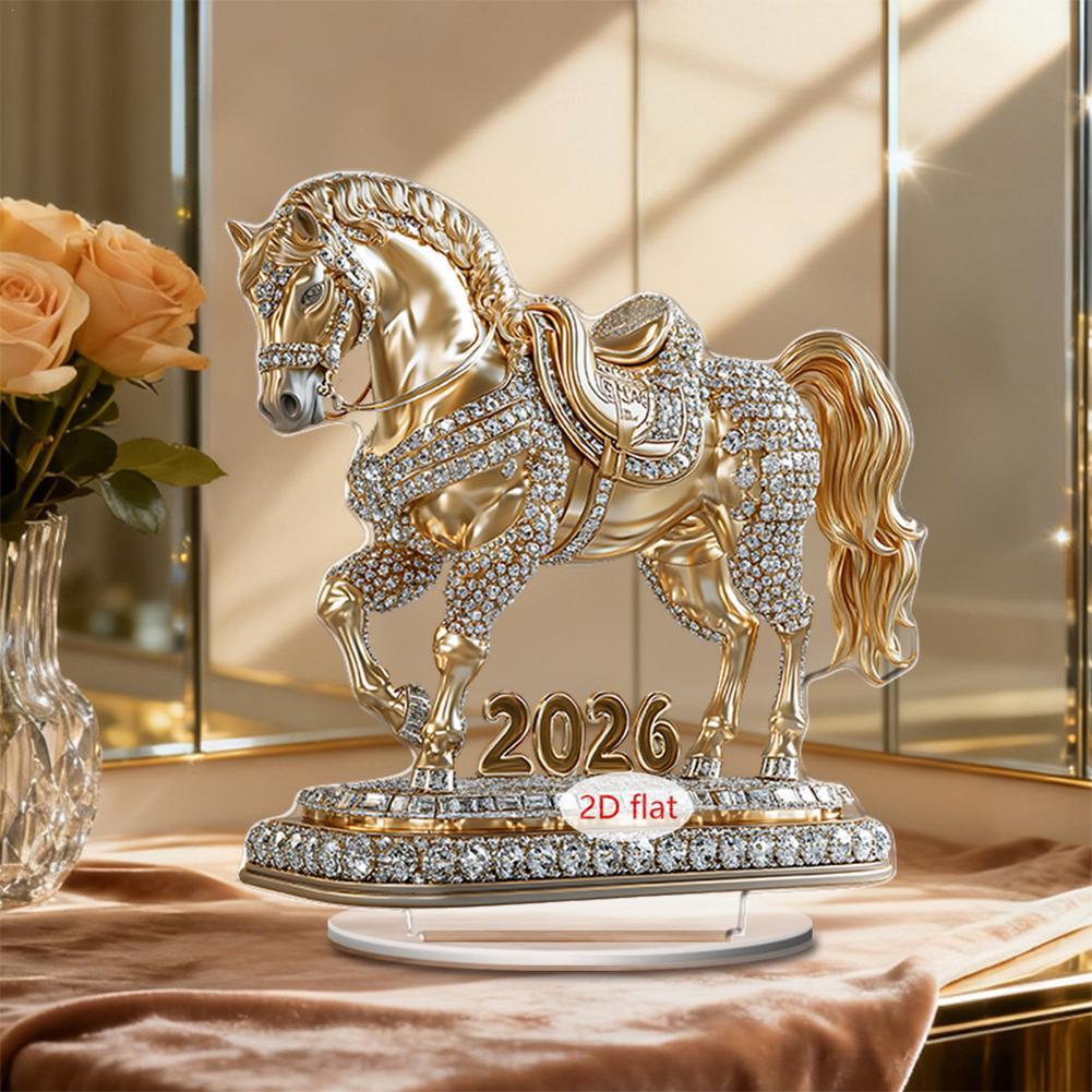 Home Office Holidays 2026 - Akrylowa dekoracja na biurko 2D w