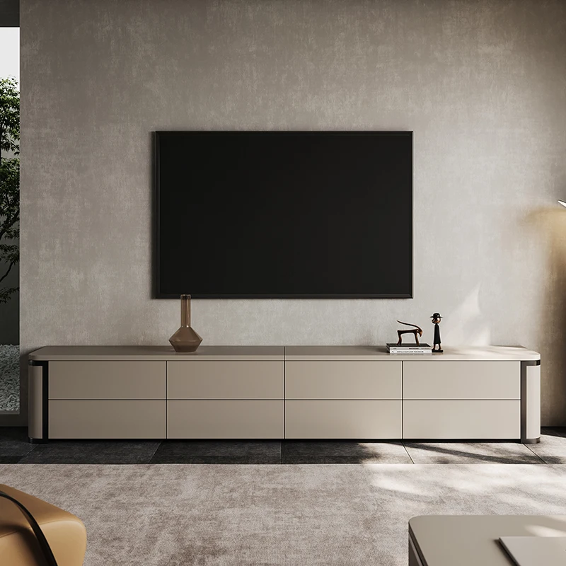 Drawer Pedestal Cabinet - Narożny regał RTV do salonu, meble