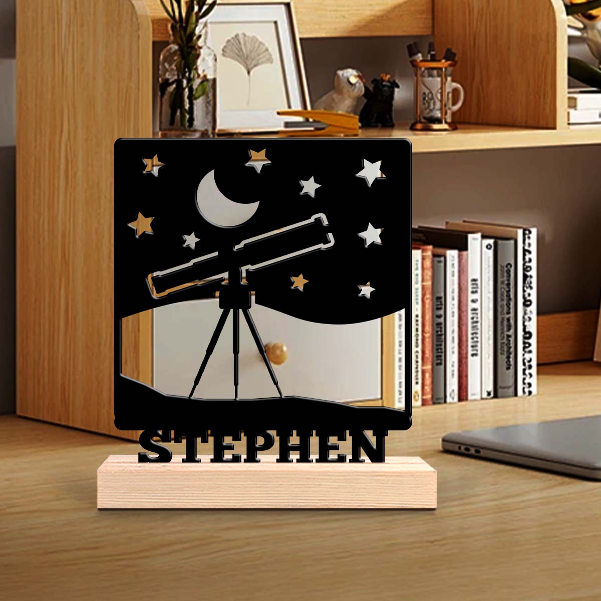 Home Office Gifts - 1 szt. Personalizowany teleskop, gwieździste niebo,