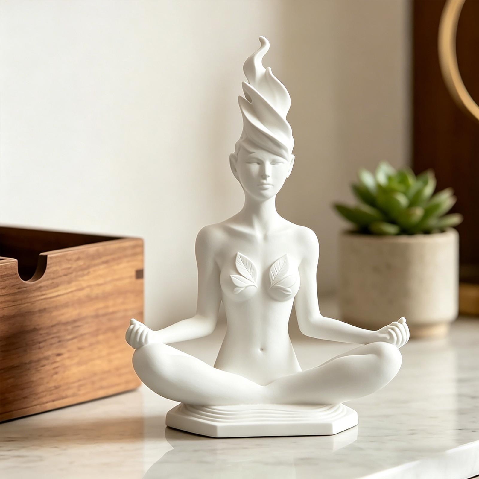 Figurki medytujących kobiet, a – Home Office Yoga Room recenzja i cena