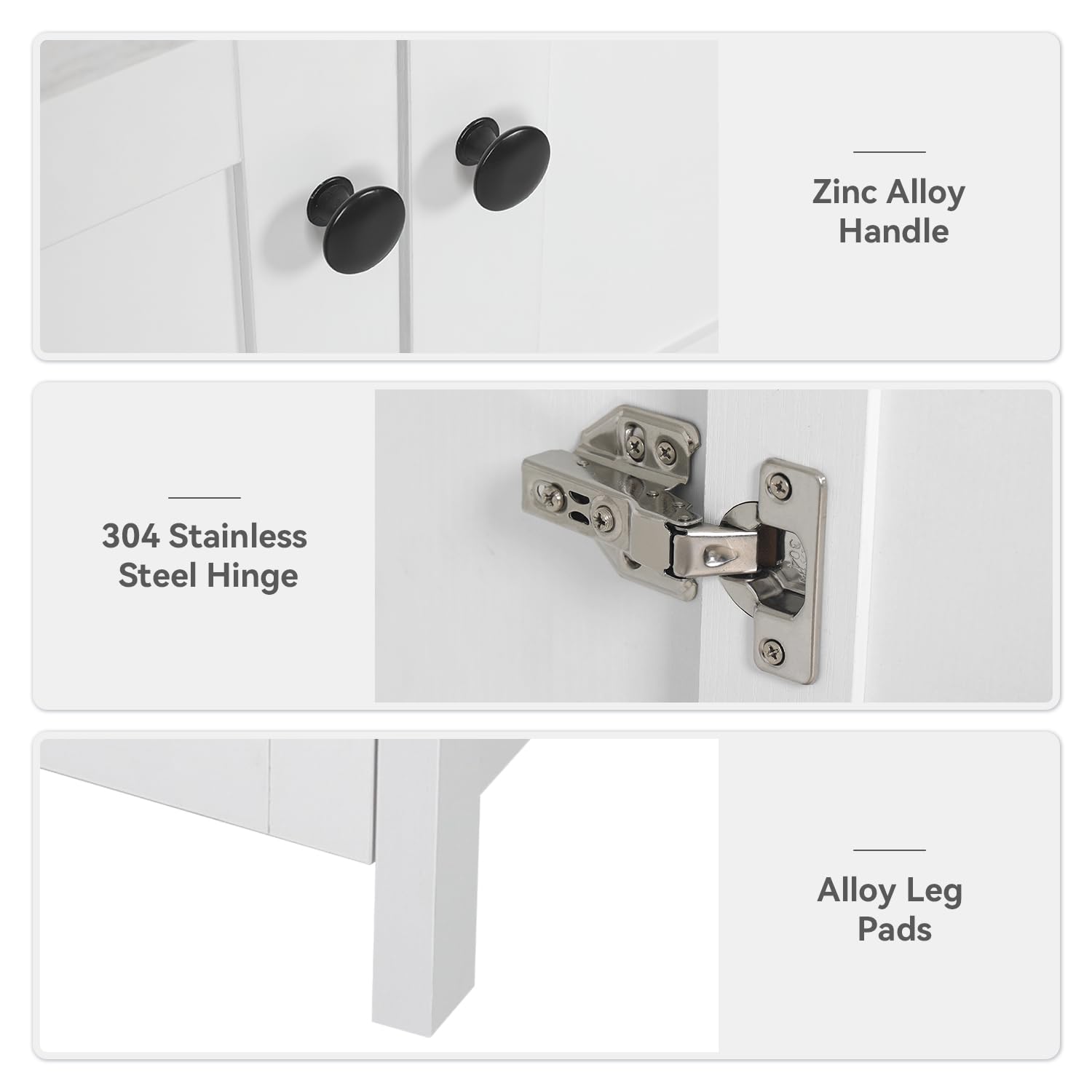 32-calowa biała szafka łazienk – Drawer Pedestal Cabinet recenzja i cena