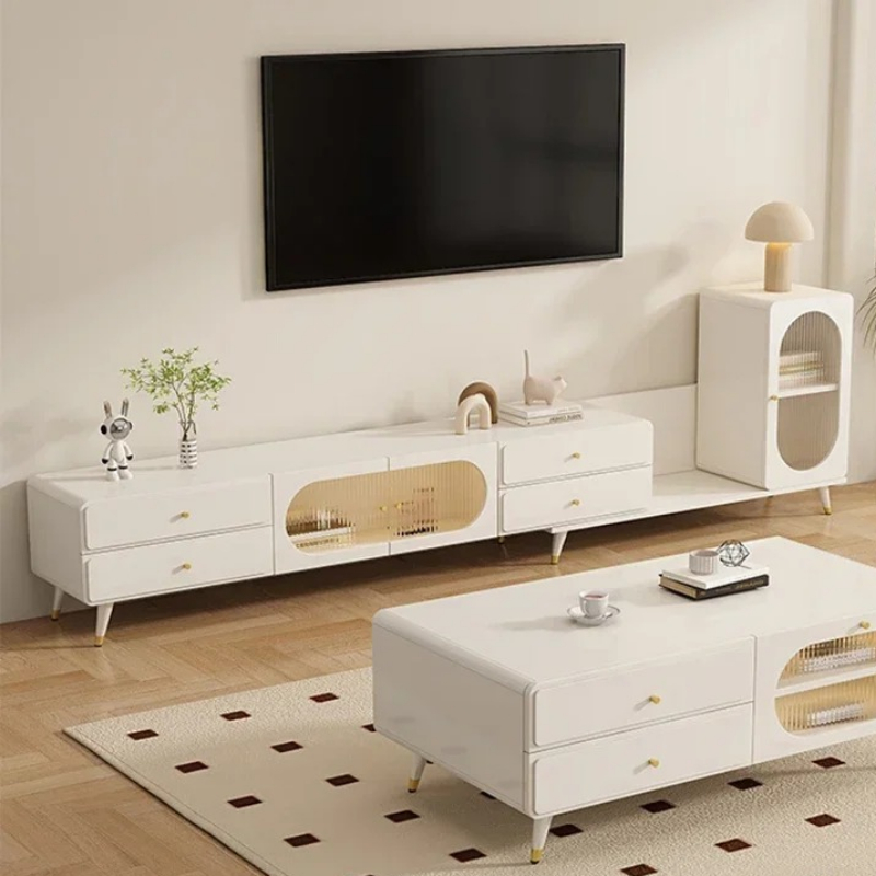 Organizer na telewizor, stolik – Drawer Pedestal Cabinet recenzja i cena