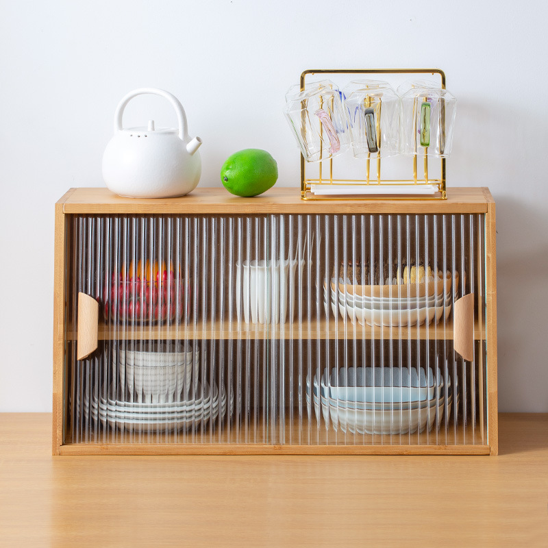 Japońska szafka kuchenna z lit – Desktop Organizer Bamboo recenzja i cena