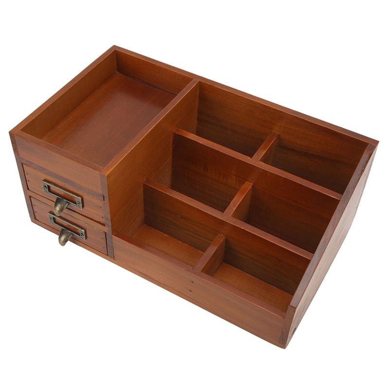 Drewniana szafka do przechowyw – Desktop Organizer Bamboo recenzja i cena