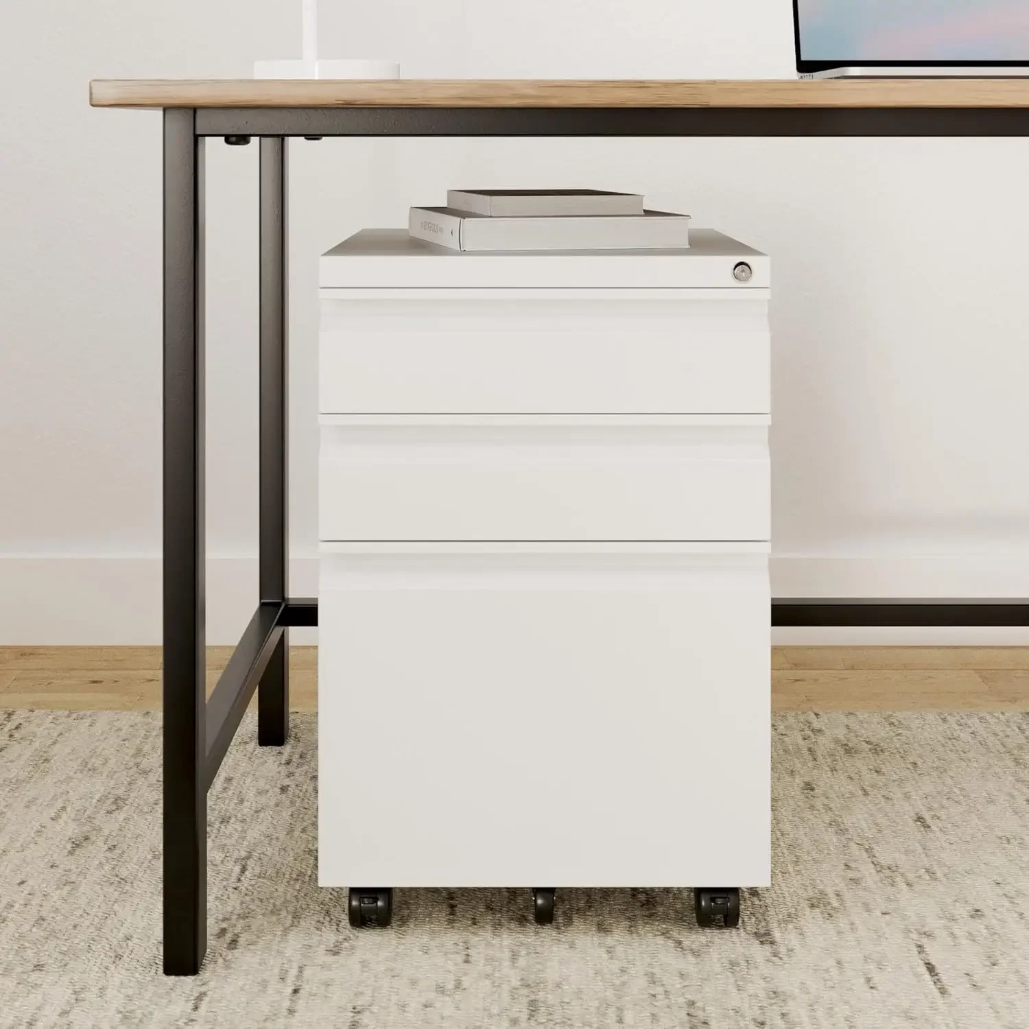 Szafka na dokumenty Mount It z – Drawer Pedestal Cabinet recenzja i cena