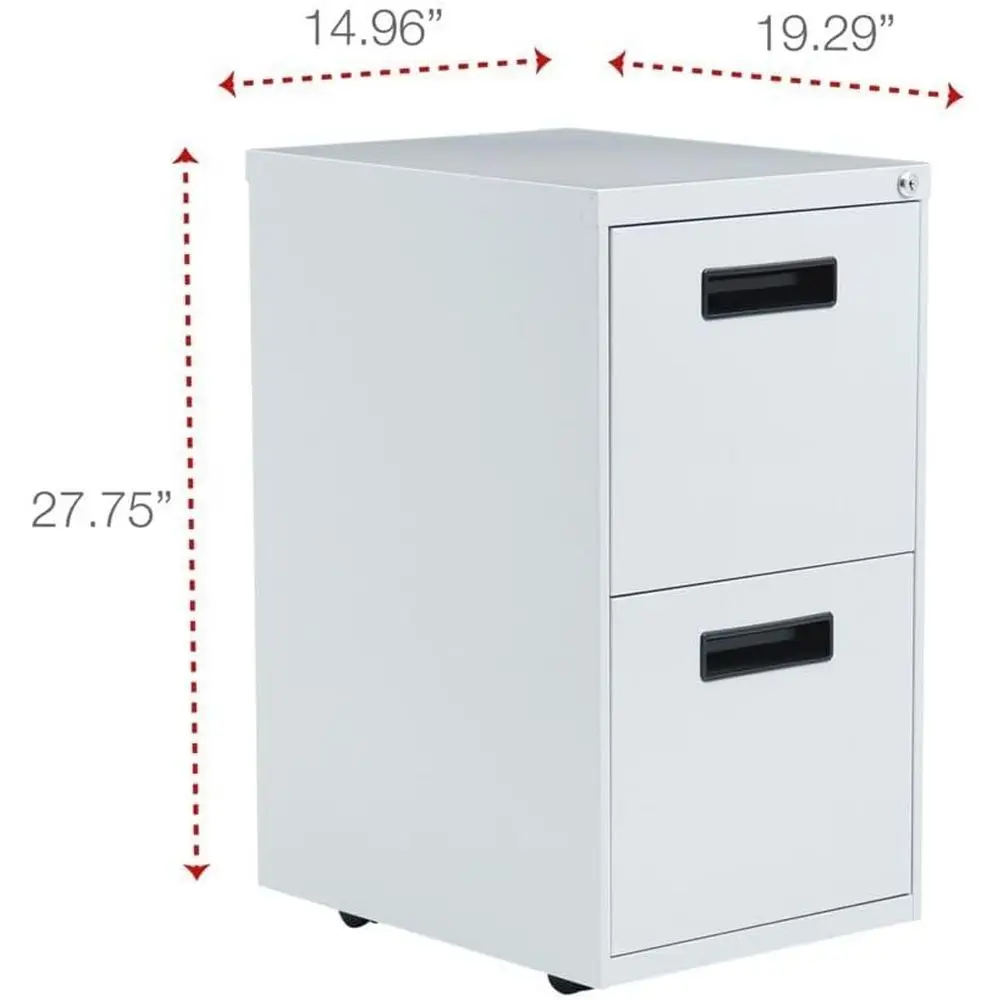 Szara szafka na dokumenty na p – Drawer Pedestal Cabinet recenzja i cena