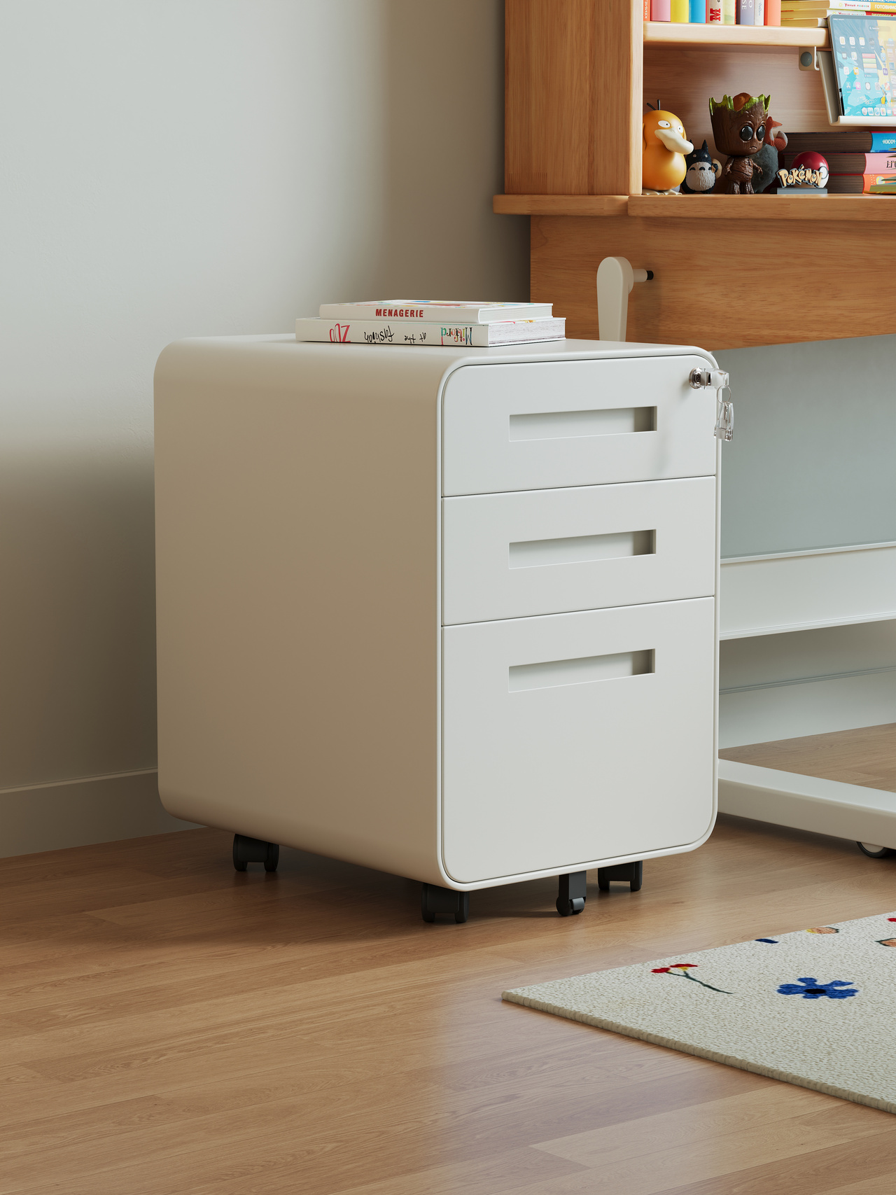Nowoczesna, prosta szafka mobi – Drawer Pedestal Cabinet recenzja i cena