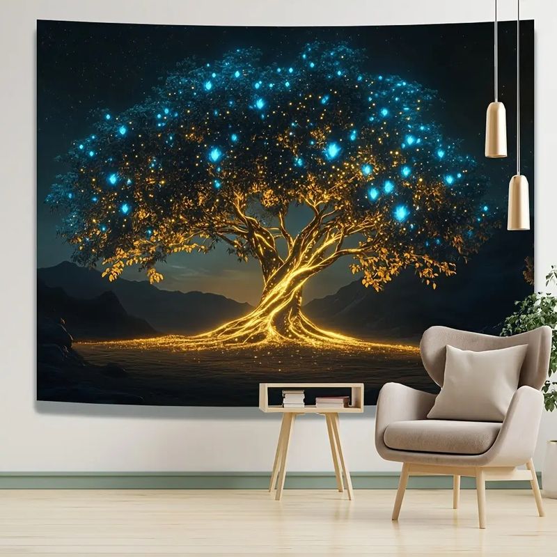 VIKAMA Świecąca Gobelinowa Dek – Home Office Yoga Room recenzja i cena