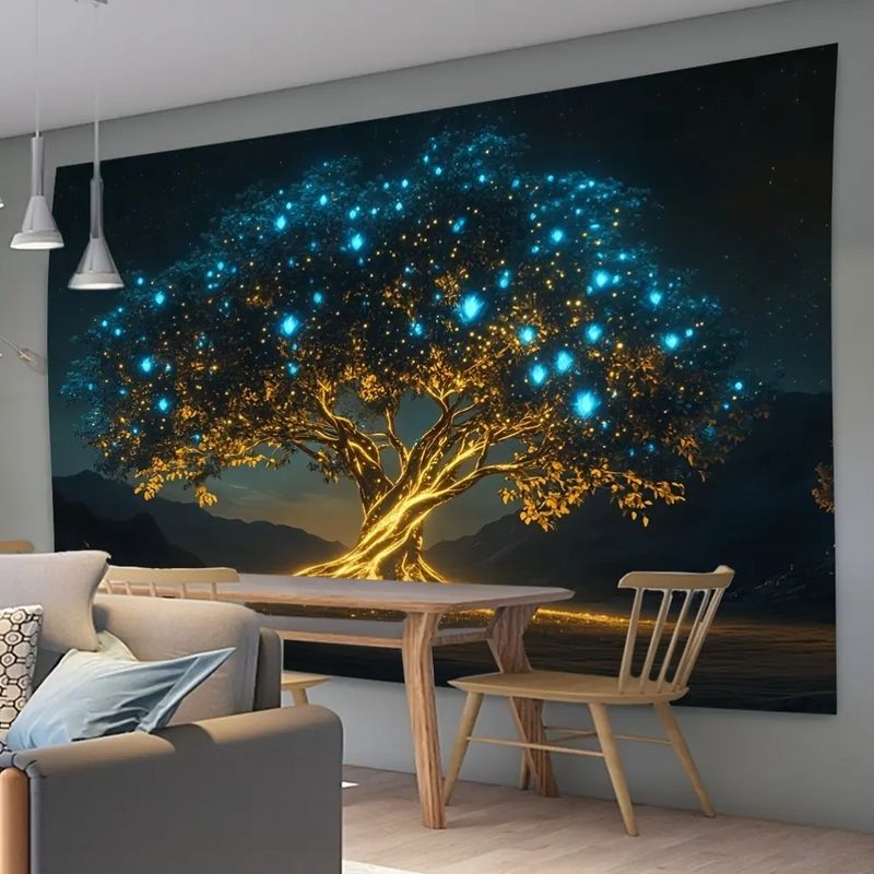 VIKAMA Świecąca Gobelinowa Dek – Home Office Yoga Room recenzja i cena