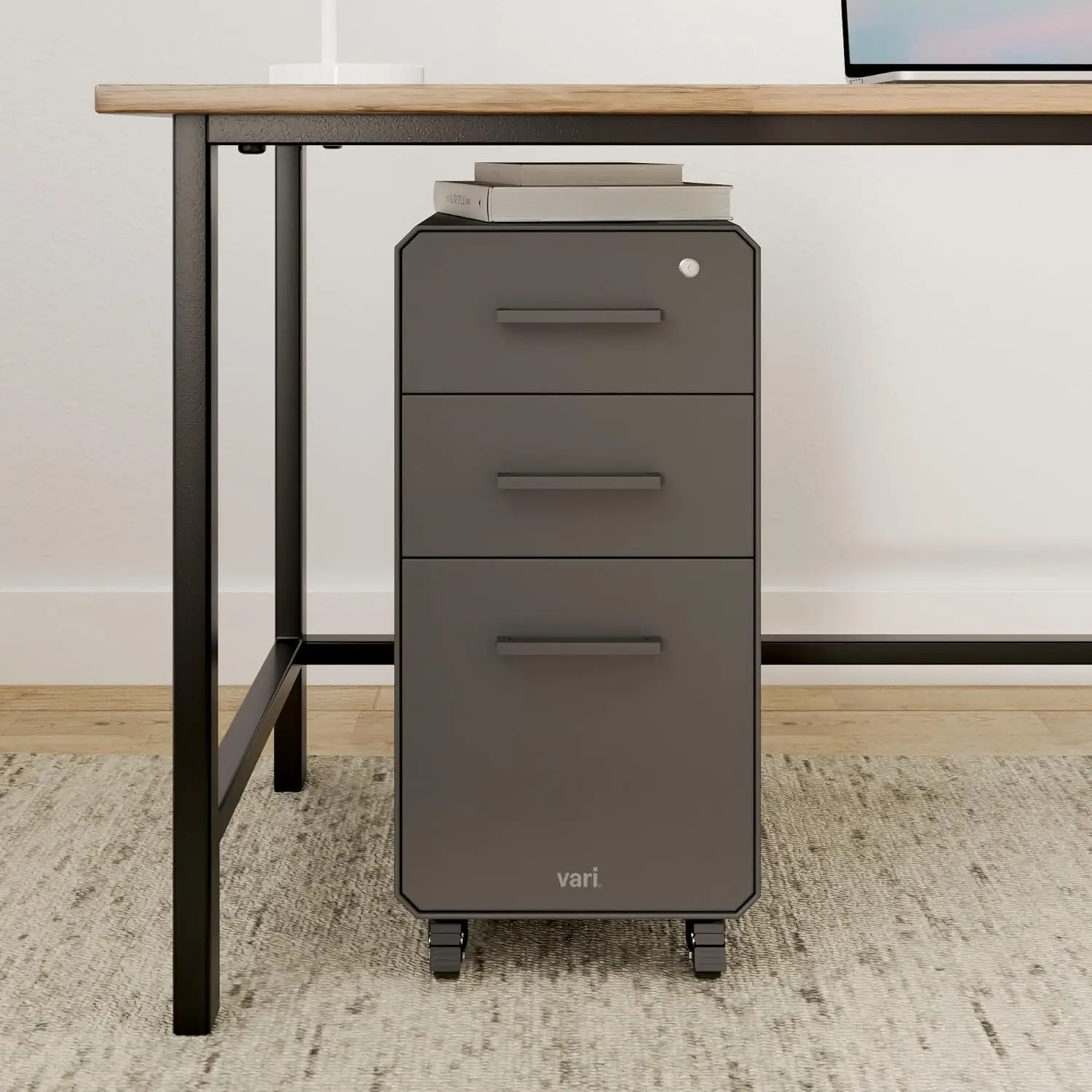 Wąska szafka na dokumenty - Tr – Drawer Pedestal Cabinet recenzja i cena