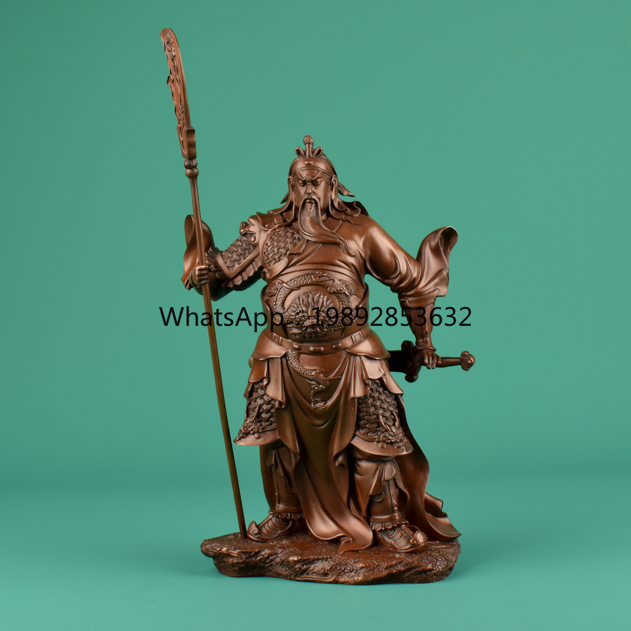 Figurka Guan Gong ze stali mie – Home Office Ye recenzja i cena