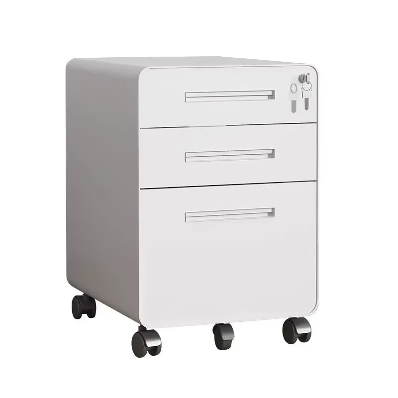 Szafka mobilna na kółkach z 3  – Drawer Pedestal Cabinet recenzja i cena