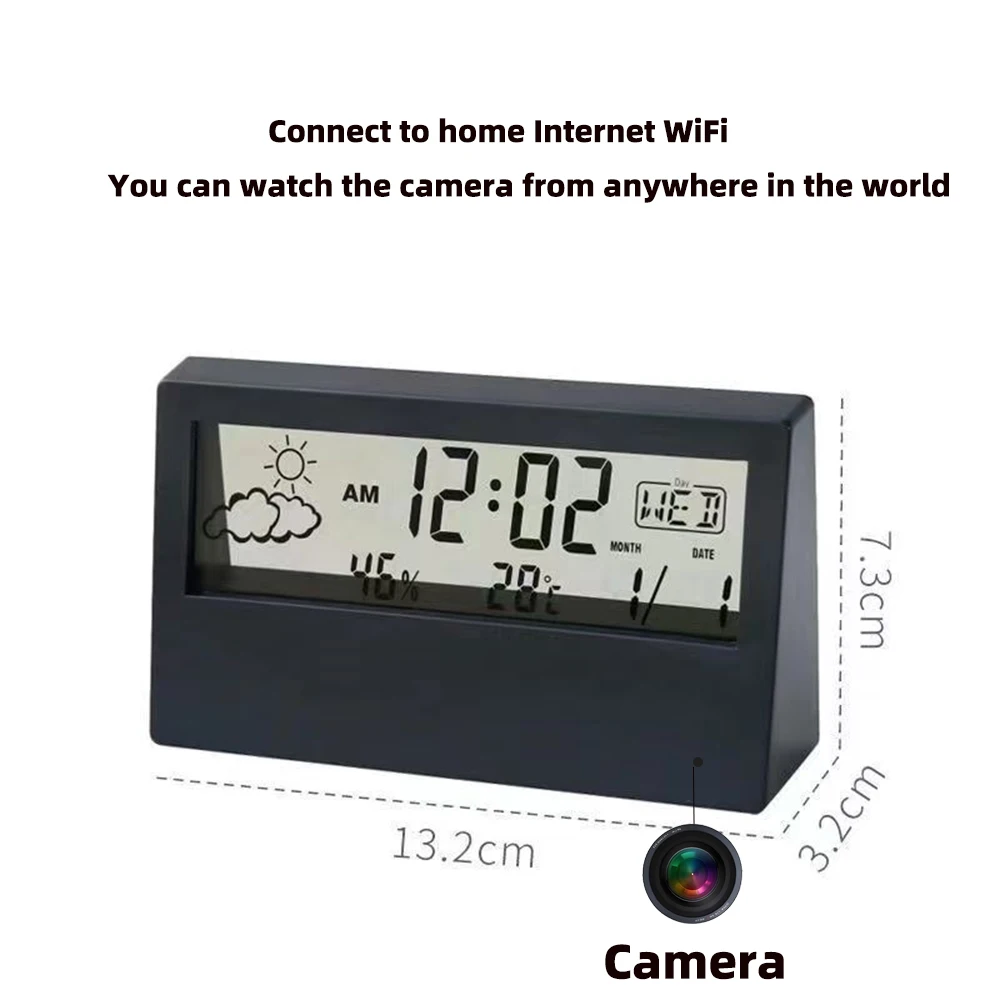Kamera zegarowa 4K WiFi z dete – Home Office With View recenzja i cena