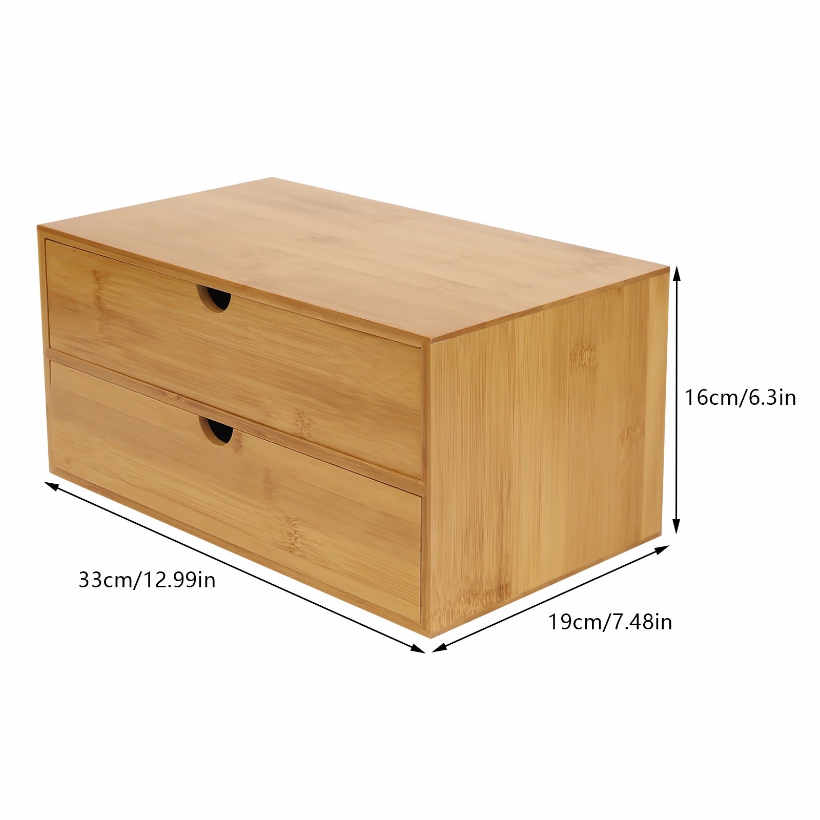 Organizer na biurko, 2-szuflad – Desktop Organizer Bamboo recenzja i cena