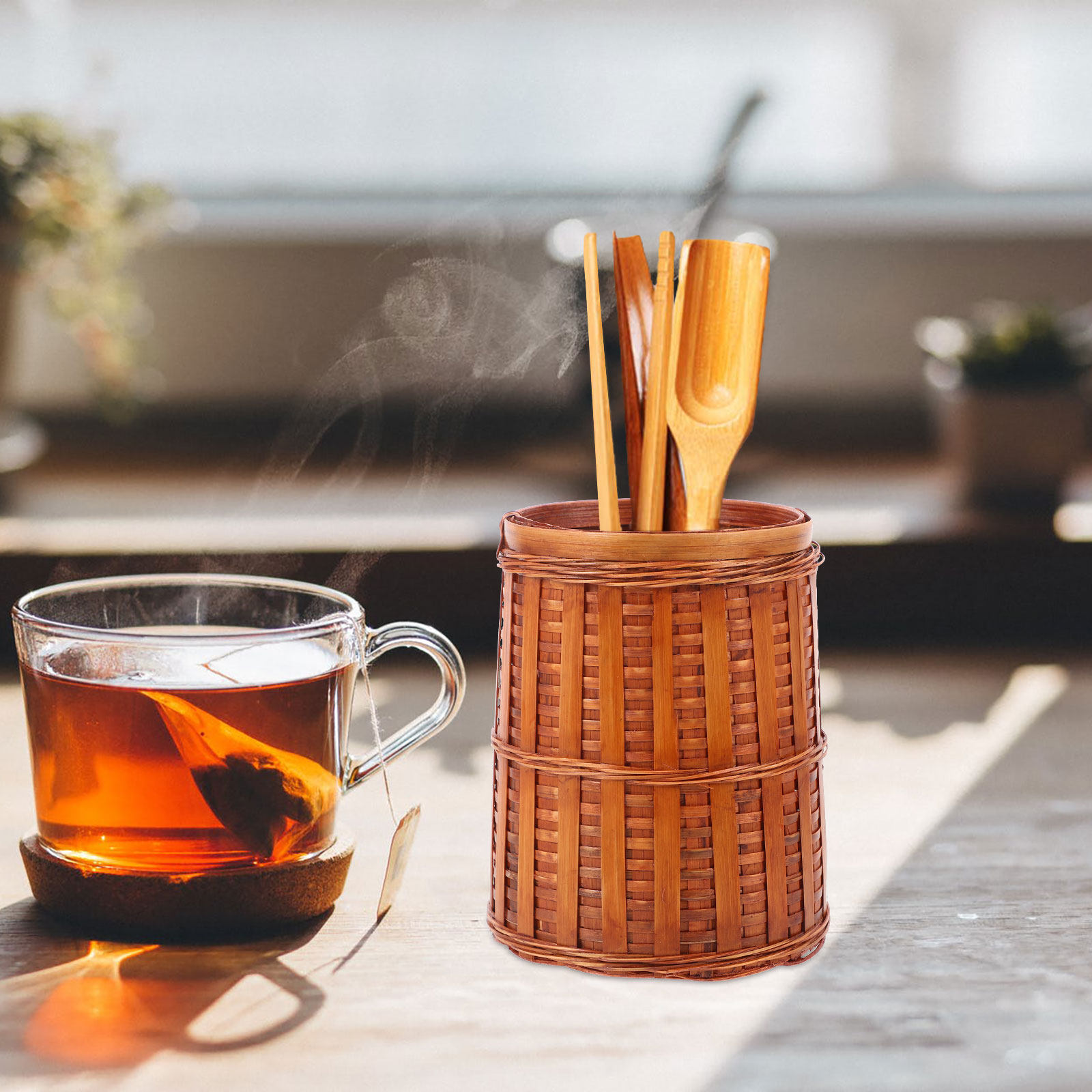 Bambusowy stojak na akcesoria  – Desktop Organizer Bamboo recenzja i cena
